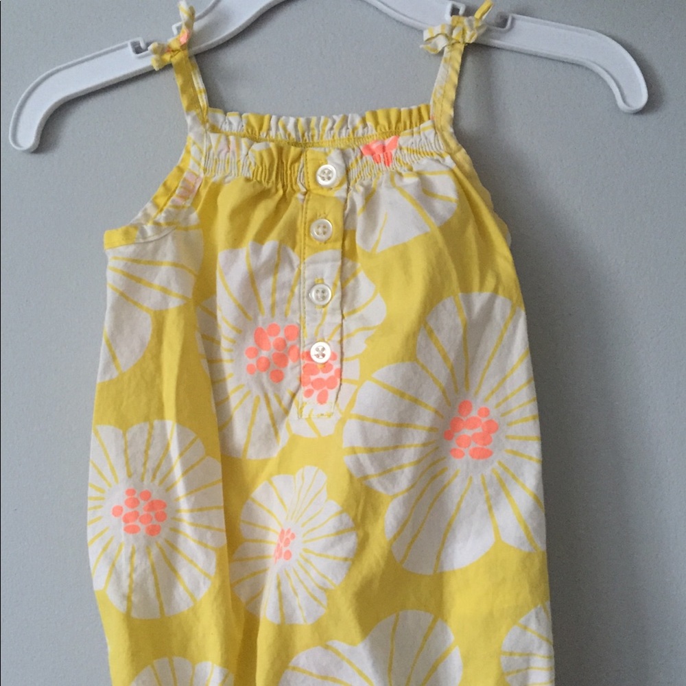 Carter's Yellow Floral Romper